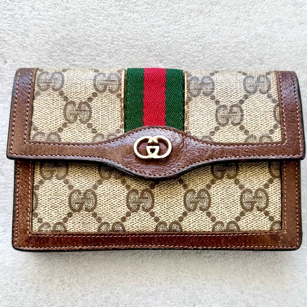 Gucci Monogram Canvas Parfums Wallet